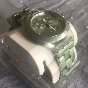 Women’s Large Faced Swatch Watch In Original Box